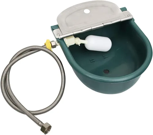 Vista 2 de Recipiente de agua automático de plástico para ganado para caballo, ganado, cabra, oveja, perro, grado de granja, ovejas