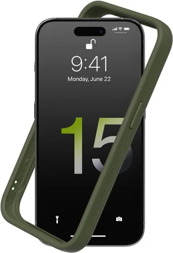 Vista 8 de RHINOSHIELD Mod NX - Funda protectora para iPhone 15 Pro Max Funda antigolpes sin placa trasera, diseño ultra delgado, estilo minimalista