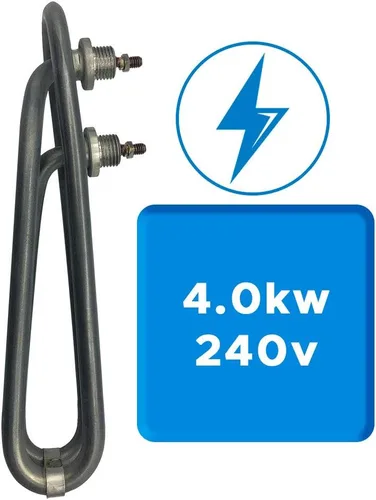 Vista 4 de Smart Spa Supply 7" 4.0kw 240v Titanium Flo-Thru Universal Calentador Elemento Reemplazo Calefacción de la tina caliente