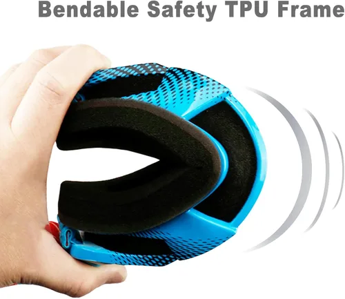 Vista 4 de Gafas de motocross para adultos, motocross, motocross, 4 ruedas, MX ATV todoterreno, lentes antiniebla para hombres y mujeres