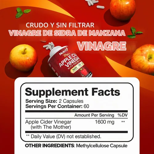 Vista 9 de Nutrivein Glutatión liposomal premium, cápsulas de vinagre de sidra de manzana y suplemento de vitamina C: Vitamina C, cápsulas ACV y suplemento