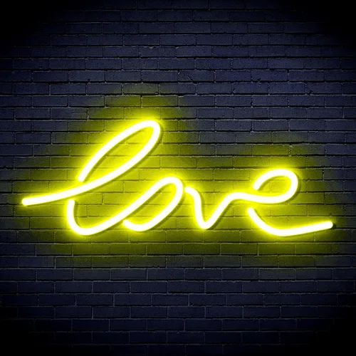 Vista 10 de AdvPro Señal de neón LED de silicona Love Flex - Azul - st16s42-fnu0202-b