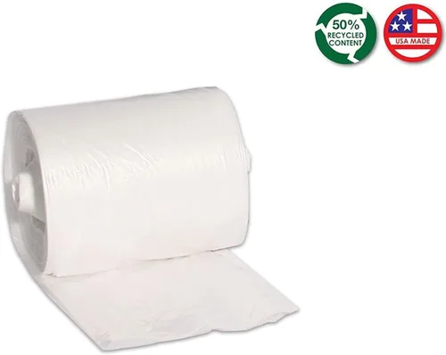 Vista 6 de RESILIA Bolsas de basura altas de 15 galones, 20 bolsas de reciclaje transparentes, 1 mil, 0.001 pulgadas de grosor, 24 x 33 pulgadas