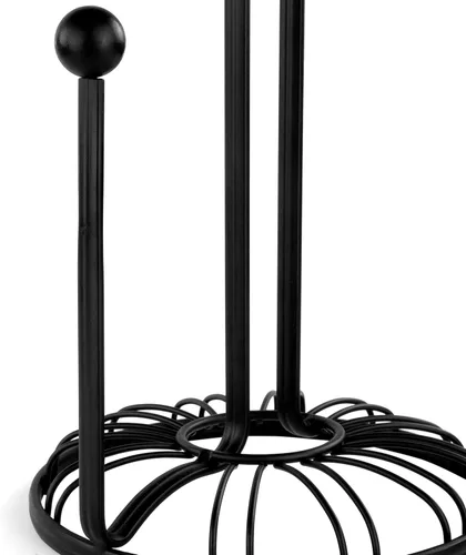 Vista 4 de Spectrum Contempo - Soporte para toallas de papel (negro) – Organización de almacenamiento para encimera de cocina, mesa, despensa, lavandería