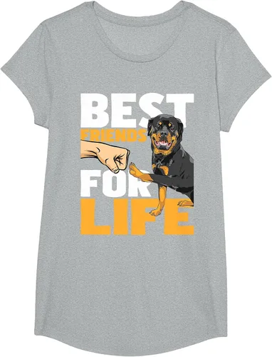 Vista 77 de Best Friends for Life - Rottweiler Animal Dog Lover Breeder T-Shirt