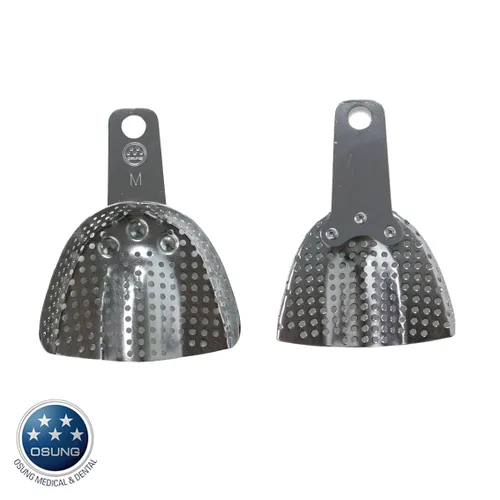 Vista 3 de Osung TARMU - Bandeja de impresión dental, regular, aluminio, M-superior