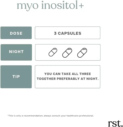 Vista 5 de MYOINOSITOL+ Mio-inositol y D-Chiro Inositol (proporción 40:1) + metilfolato, vitamina B6 y zinc Apoya el equilibrio hormonal, la salud