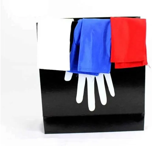 Vista 4 de Generic Guantes de trucos de magia, guantes de cambio de color, truco de bolsillo para magos, fácil de aprender, portátil