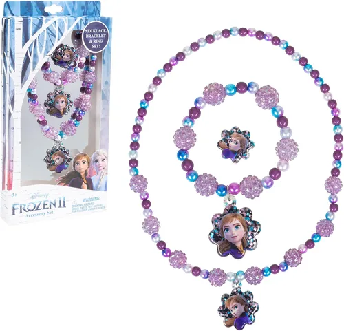 Vista 6 de LUV HER Girls Jewelry Set - Dress Up Toy Jewelry Box Set with Bead Necklaces, Bracelets, and Rings - Frozen Play Accessories - Ages 3+