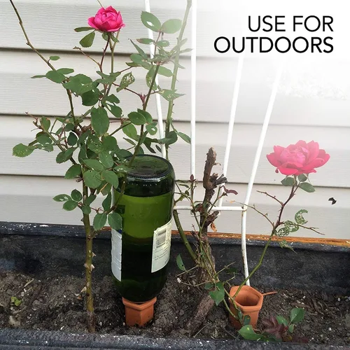 Vista 7 de Modern Innovations estacas para regar plantas, conjunto de 4 para regar plantas con este gran sistema de riego, perfecto para el hogar como un