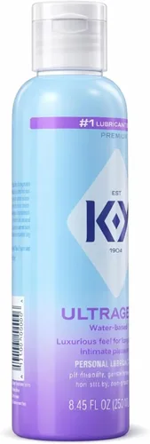 Vista 9 de K-Y Ultragel Water Based Personal Lube for Sex, Non-Greasy, 8.45 FL OZ