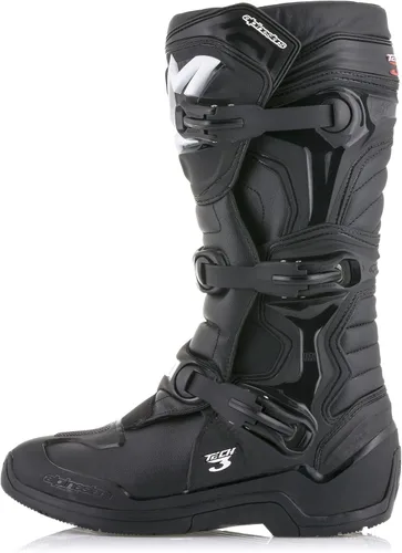 Vista 2 de Alpinestars Tech 3 - Botas de motocross para adulto, Negro