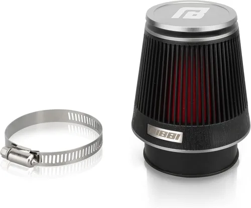 Vista 8 de NIBBI Racing CNC 42mm Filtro de Aire Redondo Cónico, Filtros de Aire Universales para Moto de Tierra, ATV, Quad, Go Kart, Pit Dirt Bike, Piezas