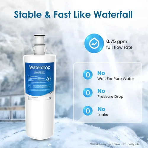 Vista 5 de Waterdrop 3US-AF01 Filtro de agua para debajo del fregadero, repuesto para Filtrete® estándar 3US-AF01, 3US-AS01, Aqua-Pure AP Easy C-CS-FF