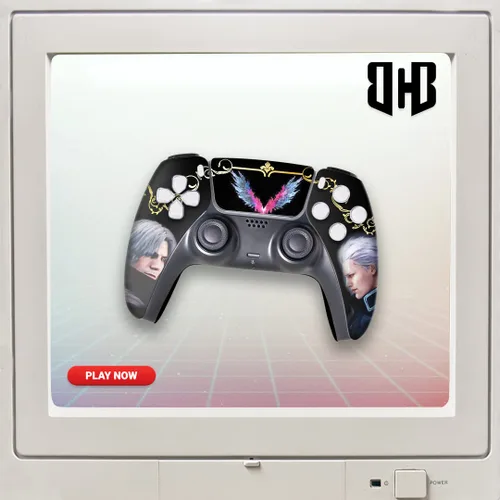 Vista 136 de Battman Custom PS-5 Controller Wireless compatible with Play-Station 5 Console by BCB Controllers Proudly Customized in USA with Permanent