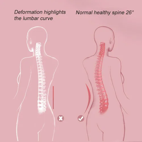 Vista 3 de Refresh - Estirador de cuello y espalda, galleta para aliviar el dolor de espalda baja, corrector de postura, dolor de espalda para hernia de disco