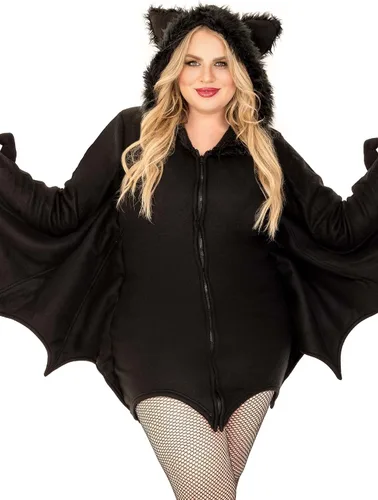 Vista 2 de Leg Avenue Womens Cozy Bat Adult Costume