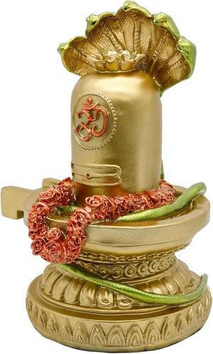 Vista 7 de alikiki Dios hindú Shiva Lingam Estatua - India Templo Mandir Murti Señor Ídolo Templo indio Pooja Artículo Puja Escultura Religiosa Diwali Regalos