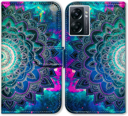 Vista 17 de Bcov Funda para OnePlus Nord N300 5G, diseño de pájaro negro y verde con tapa para teléfono con ranura para tarjeta y soporte para OnePlus Nord N300