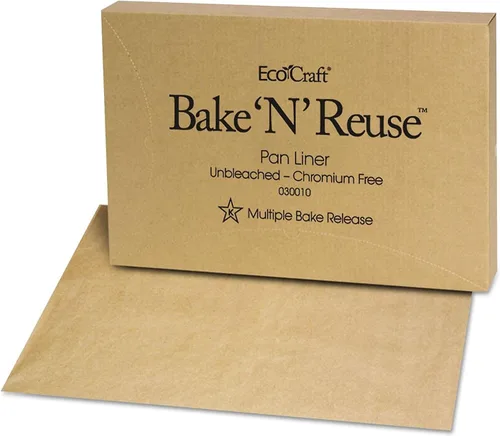Vista 2 de Bagcraft Ecocraft Bake 'n' Reuse - Forro para sartén, 16.38 x 24.38, 1000/caja