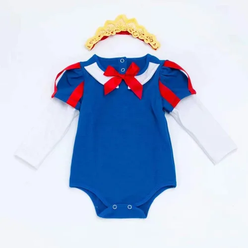 Vista 176 de Disfraz de princesa de Belle Sofía Blancanieves para niñas pequeñas, disfraz de princesa, Navidad, Halloween, mameluco con diadema
