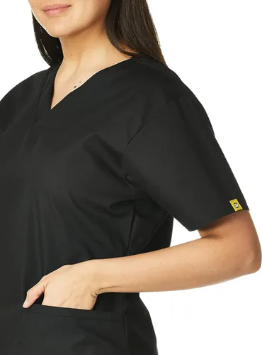 Vista 10 de Bata quirúrgica para mujer Wonderwink con 5 bolsillos y cuello en V