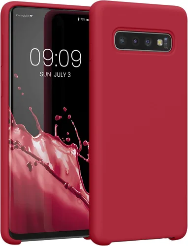 Vista 319 de kwmobile Funda compatible con Samsung Galaxy S9 - Funda de silicona TPU con acabado suave - Blue Reef