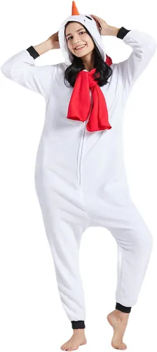 Vista 5 de DarkCom Pijama de animal para niños, ropa de dormir para padres e hijos, disfraz de Halloween, pijama de Navidad