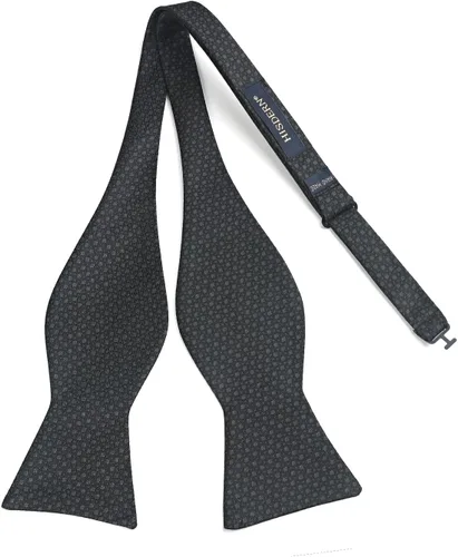 Vista 81 de HISDERN Pajaritas para hombre, diseño de lunares, corbatín y bolsillo cuadrado, clásico, esmoquin de negocios, boda, pajaritas, pañuelo