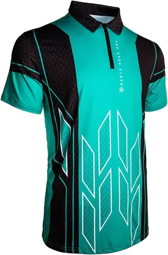 Vista 3 de CUESOUL Darts Road ONE - Camisa de dardos transpirable que se puede personalizar para equipos