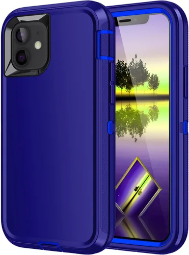 Vista 25 de Funda para iPhone 11, a prueba de golpes, caídas y polvo, protección de cuerpo completo de 3 capas, cubierta dura de alto impacto de alta Negro