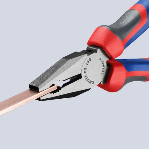 Vista 6 de KNIPEX 03 02 160 Alicates combinados de agarre cómodo