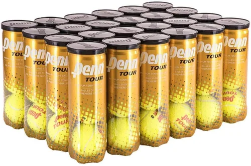 Vista 3 de Penn Pelotas de tenis ATP de servicio regular (estuche)