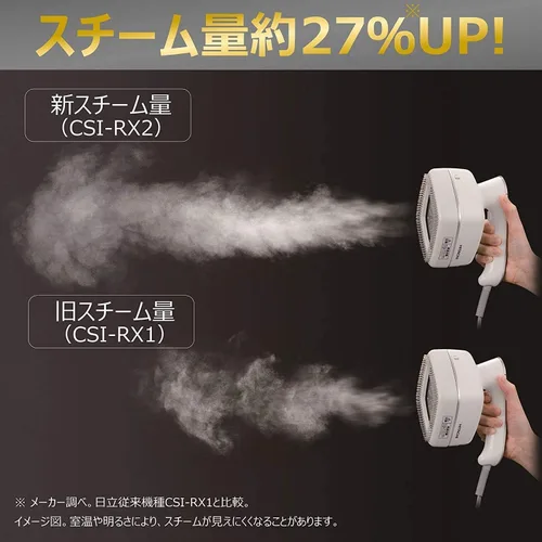 Vista 4 de HITACHI IRON CSI-RX 2 Vaporizador blanco V100 Japón Importación