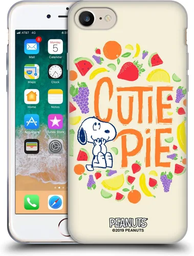 Vista 60 de Head Case Designs Funda de gel suave con licencia oficial de Peanuts Charlie y Snoopy Naturally Sweet compatible con Apple iPhone 7 Plus/iPhone 8