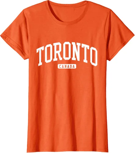 Vista 41 de Camiseta estilo universitario de Toronto Canada, Negro