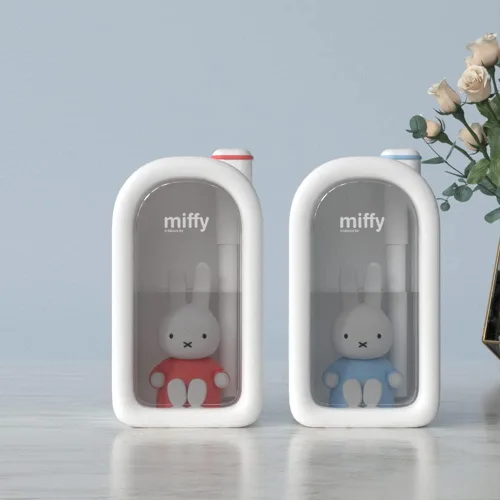 Vista 6 de Mipow X Miffy Humidificador de Neblina Fría - Humidificador Ultrasónico Silencioso, Mini Humidificador Bonito con Luz Nocturna, Humidificador