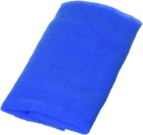 Vista 4 de Cure Series - Toalla de baño exfoliante japonesa de OHE - Tejido súper duro - Azul, 47.2 in