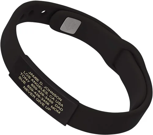 Vista 3 de ROAD iD - Brazalete de identificación oficial - The Wrist ID Elite - Pinza de silicona - para atletas