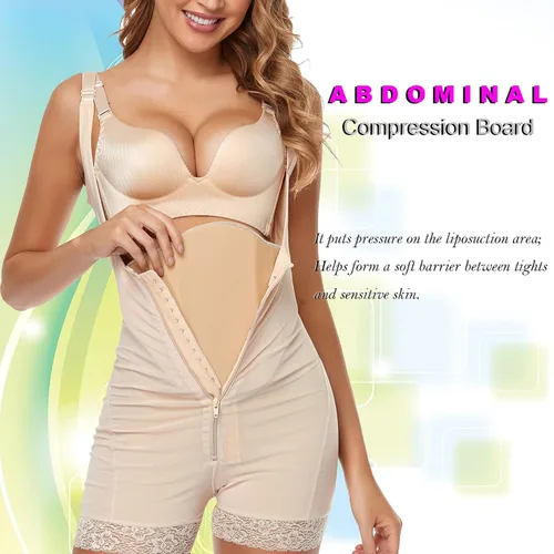 Vista 5 de Moolida Lipo Foam Compression Ab Board Post Cirugía Abdominal Board Liposuction (Beige) Junta de cirugía de liposucción (beige)
