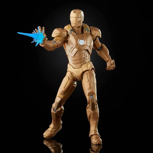 Vista 3 de Hasbro Marvel Legends Series - Paquete de 2 juguetes de acción Happy Hogan y Iron Man Mark 21, personajes de la saga infinita, diseño premium, 2