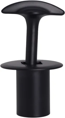 Vista 2 de Westbrass R500-62 Kit de ajuste de válvula de llave de encendido de gas NPSM de 3/4 de pulgada, color negro mate, paquete de 1