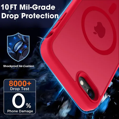 Vista 476 de MOCCA - Funda magnética resistente para iPhone XR de 6.1 pulgadas, compatible con MagSafe, funda con protección contra caídas de grado militar