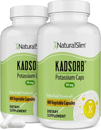 Vista 10 de NaturalSlim Gluconato de citrato de potasio natural 99 mg – Kadsorb apoya el equilibrio de electrolitos y el pH normal – Suplementos de potasio