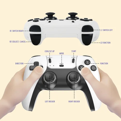 Vista 3 de Wireless Retro Game Console Stick with 40000+ Games, Video Game Console 23+ Emulators Classic Games, 4K HDMI Output for TV, Plug & Play Retro Gaming