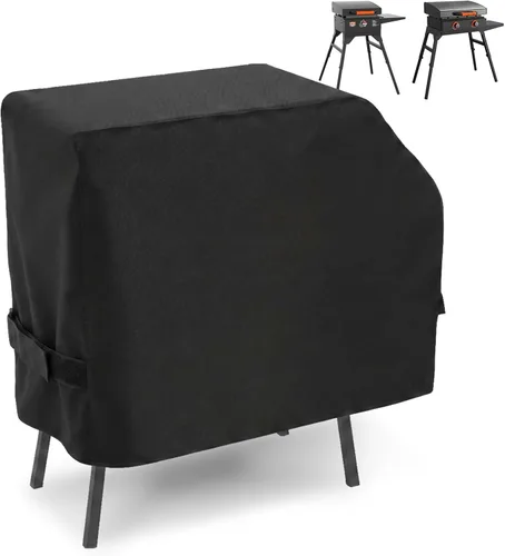 Vista 11 de BQMAX Bolsa de transporte para plancha Blackstone 17/22 con capucha y soporte, compatible con Blackstone 5035 bolsa de transporte para parrilla negra