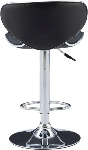 Vista 12 de Powell Furniture Powell PU, taburete de bar cromo/negro