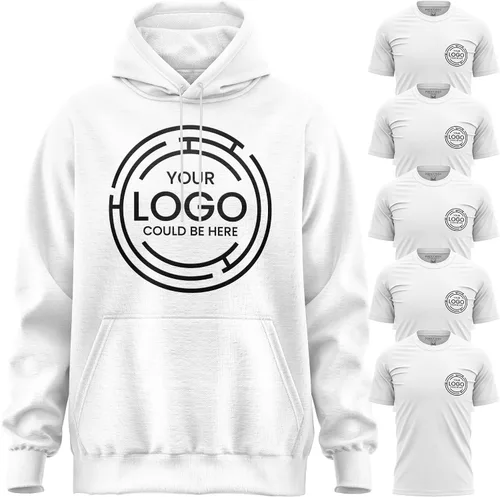 Vista 6 de Camisas de trabajo para hombre, paquete de 5, 1 sudadera, uniformes de trabajo personalizados Hi Vis, alta visibilidad, camisas personalizadas