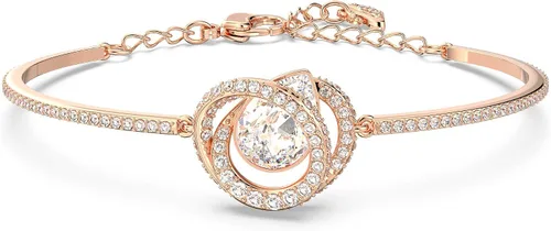 Vista 4 de Pulsera de Swarovski Generation, Blanco, Chapado en tono de oro rosa