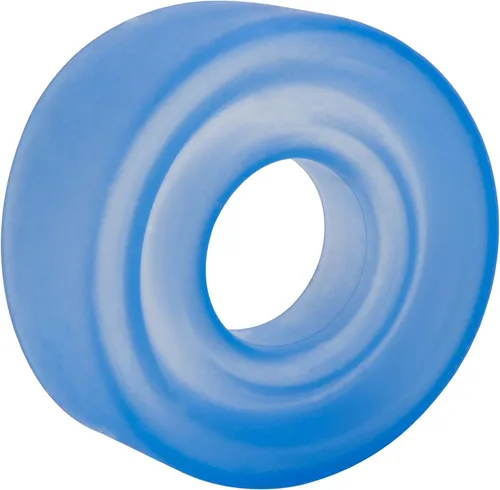 Vista 2 de CalExotics Advanced Silicone Pump Sleeve - Bomba de pene masculino Accesorio de anillo de confort - 3 pulgadas - Azul